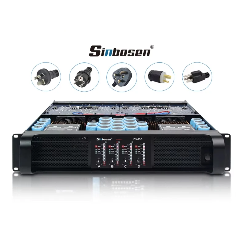 

DS-22Q 4 Channels Class Td Outdoor Audio 10000 Watt Stereo Professional Subwoofer Amplifier