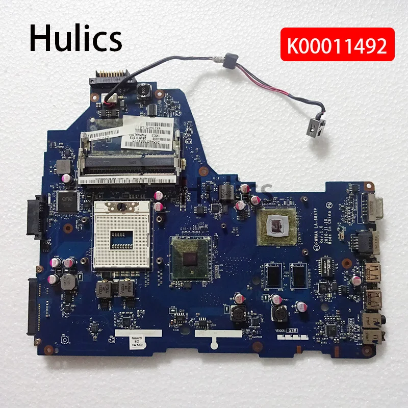 

Hulics Used For Toshiba C660 PWWAA LA-6847P Series K000114920 Laptop Motherboard