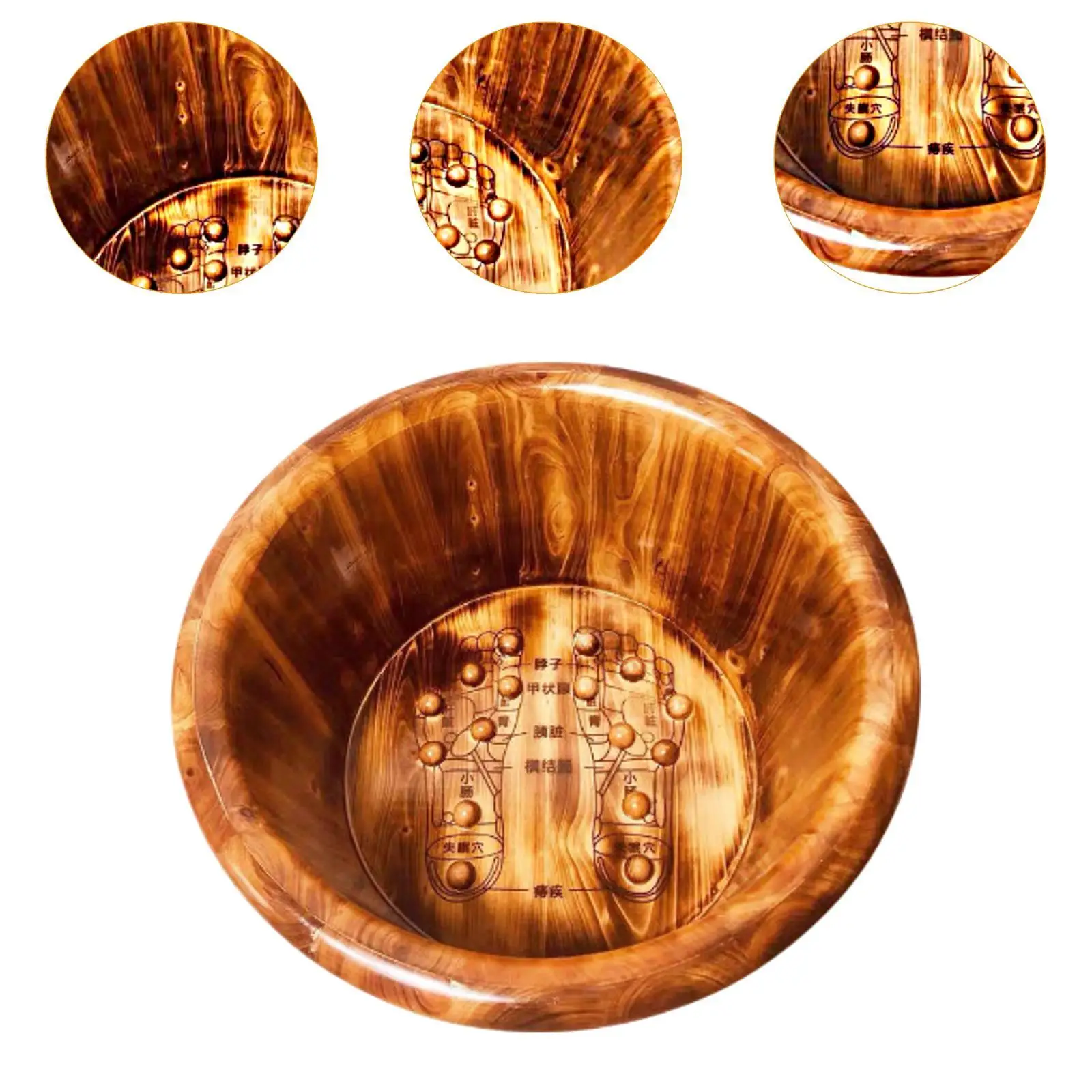 อ่างแช่เท้านวดกระดูกเชิงกรานผ่อนคลายเท้าห้องน้ําอ่างแช่สําหรับผู้ใหญ่