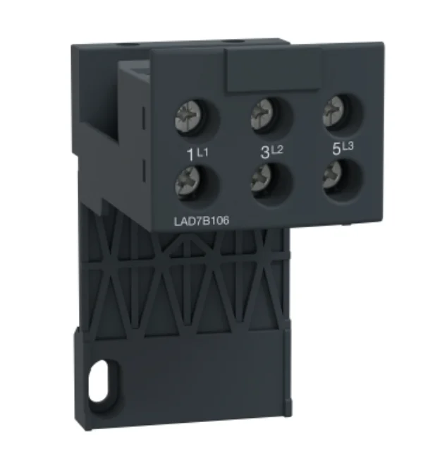 

LAD7B106 LAD7B106C Adapter terminal block,TeSys Deca,for separate mounting of LRD01...D35/LR3D02...D35/LR97D