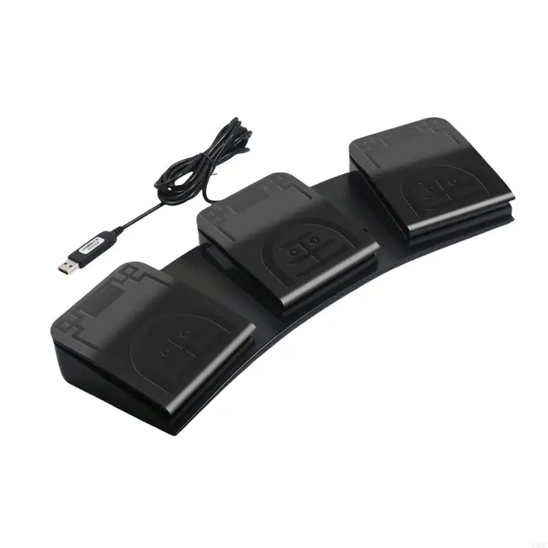 

Programmable Foot Pedal With Macro Functions For Gaming And Factory Automation D5QC