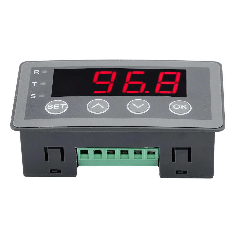 Imagem -02 - Medidor de Display Digital 010v 020ma 2-10v 4-20ma Entrada de Sinal Analógico 8-25v Indicador Medidor de Painel de Processo Saída de Relé Porta Rs485