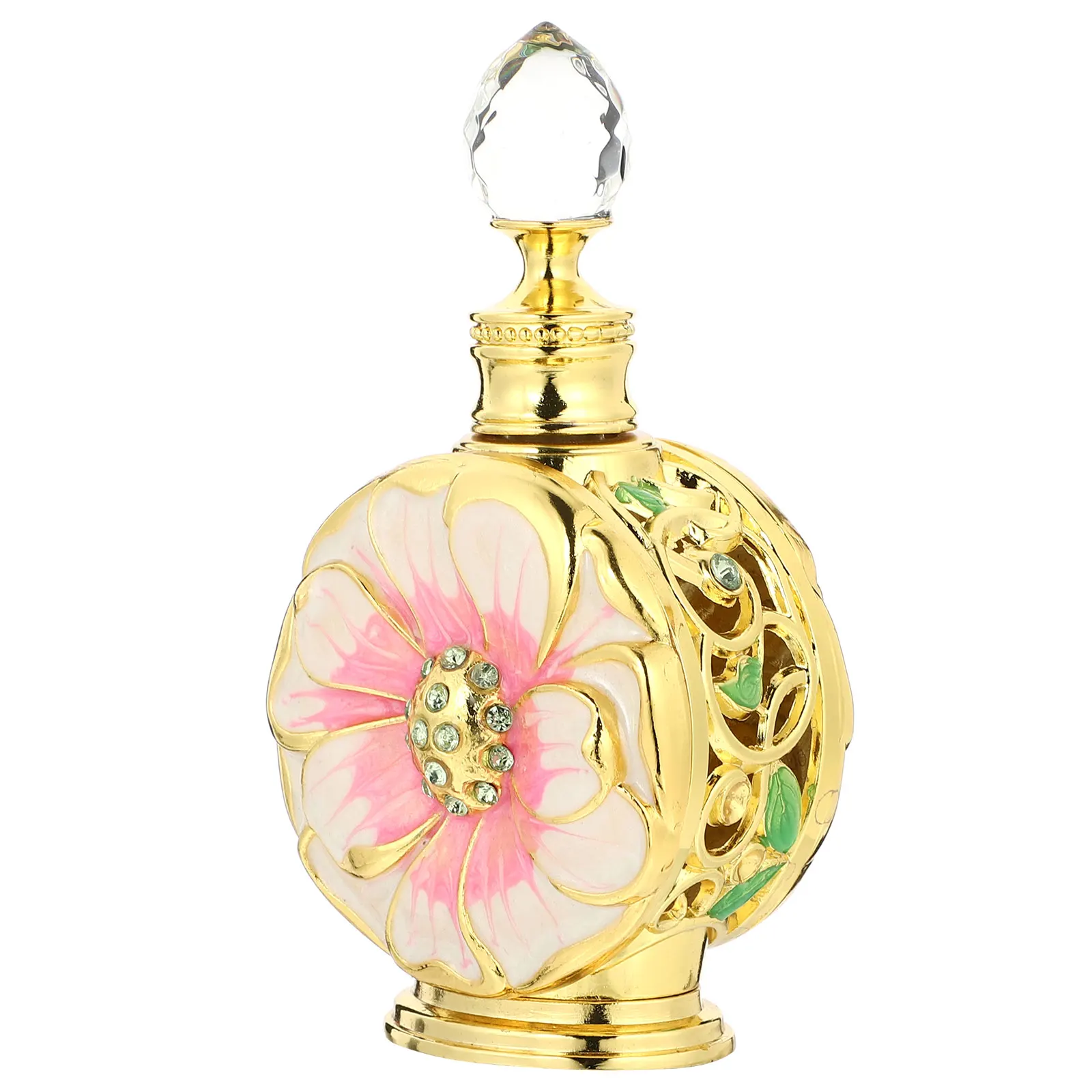 

12ml Rose Essential Oil Bottle Glass Empty Perfume Travel Fine Portable Safe Durable Storage Refill Bottle