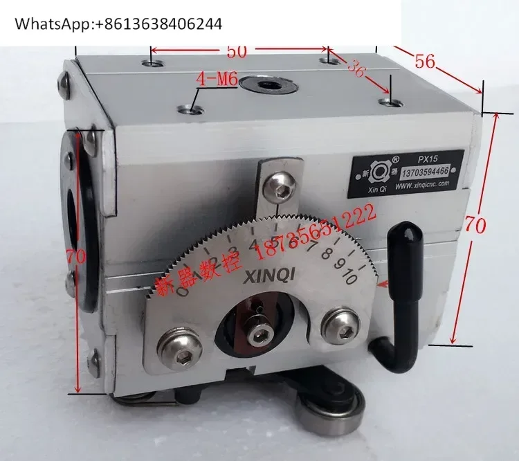 

hot sale adjustable sing pitch with dial rail traverse roll winding GP15 rolling ring traverse drive manufacturers