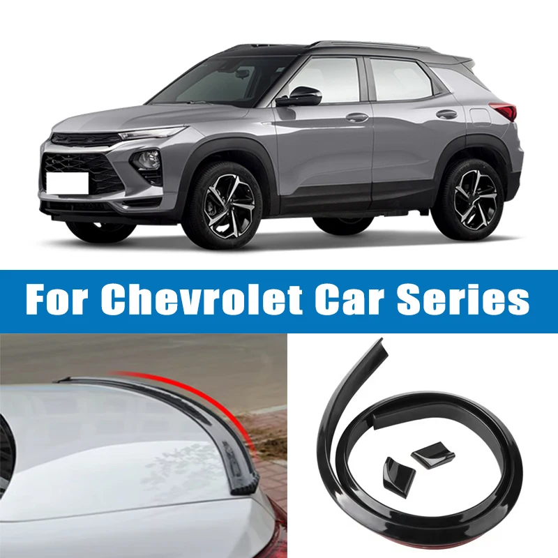 

1.5M Car-Styling 5D Carbon Fiber Spoilers Styling DIY Refit Spoiler For Chevrolet Malibu Cruze Camaro Equinox Blazer Tahoe