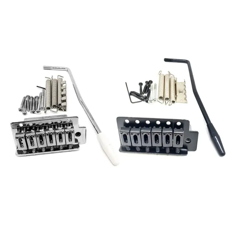 6 Strings Guitar Bridge Saddle Tailpiece For Electric Guitar Standard Tremolo Bridge Set Musical Instrument Accessories