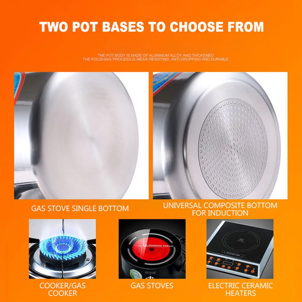 طنجرة الضغط المنزلية طنجرة الحث الغاز التجارية العامة طنجرة الضغط المزدوجة الأغراض المقاومة للانفجار