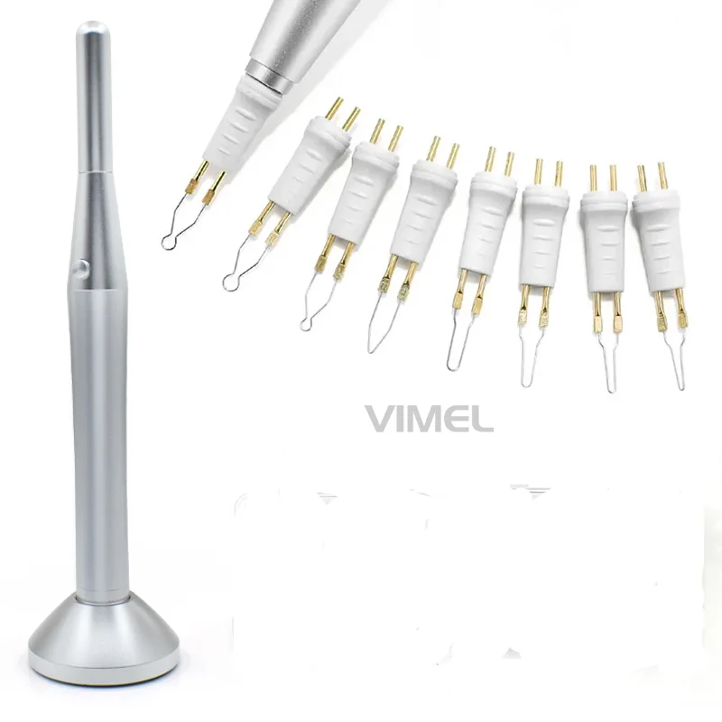 Dental Gutta Percha Cutter Rechargeable Battery Endo Cutting Pen Fast Heating Speed with 8 Tips Dental Root Canal Cutter