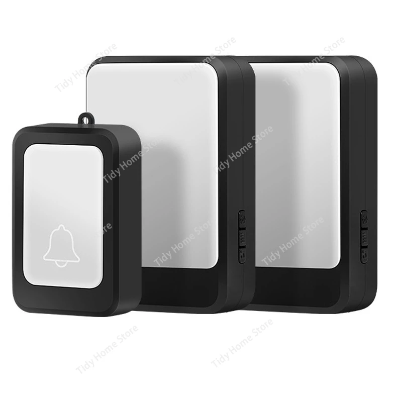 

Беспроводной мигающий дверной звонок «один-два», домашняя громкая музыка, услуги отключения звука для пожилых людей, глухих и отключения звука, кнопка вызова с основанием