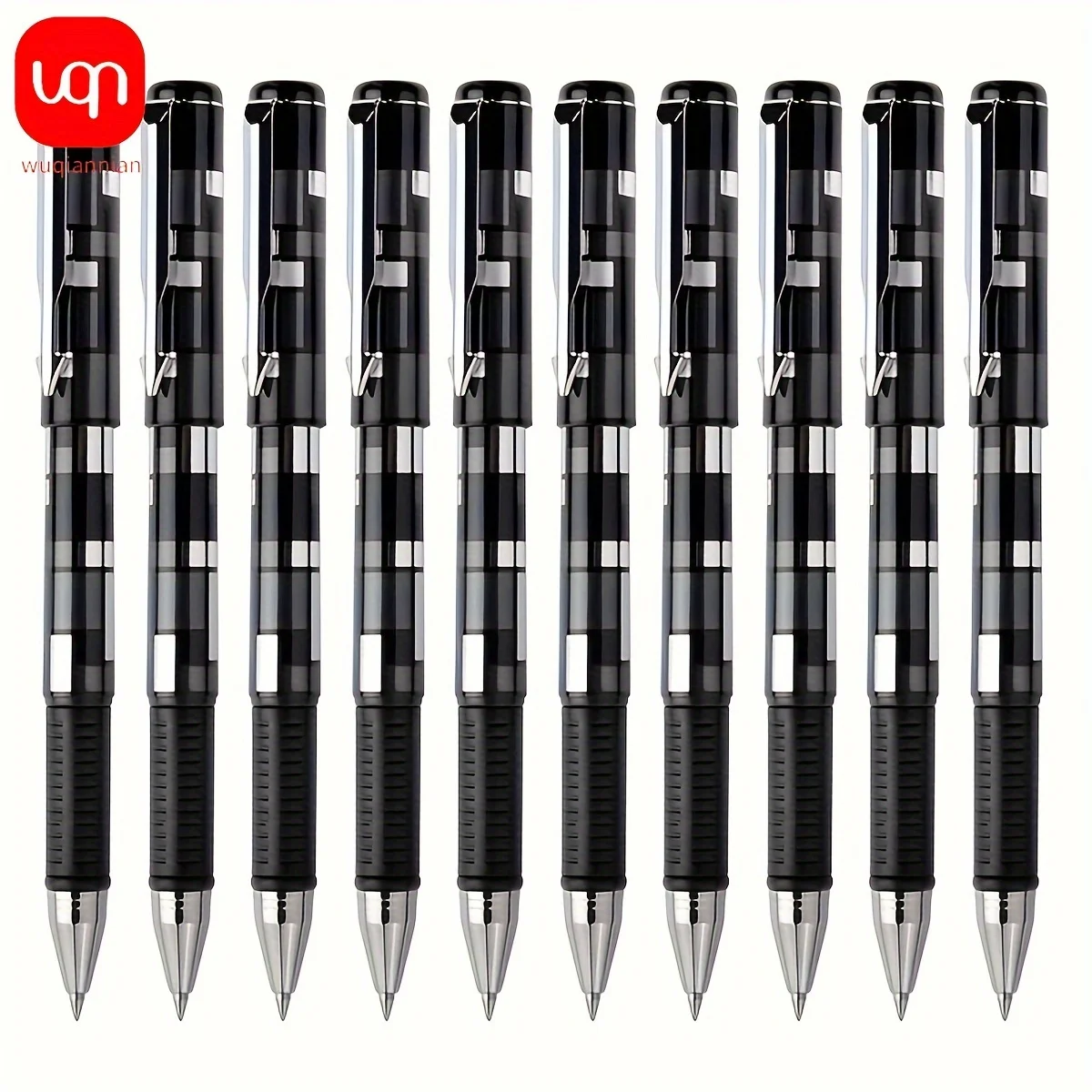 

3/6pcs black high-end business signature pens with a 0.5mm tip, smooth writing, signature/writing, office/study supplies