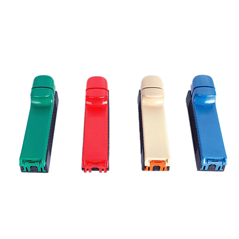 1PC Cigarette Maker Rolling Machine Mini Manual Cigarette Roller Machine Tobacco Smoking Accessories Home Gadget Random Color