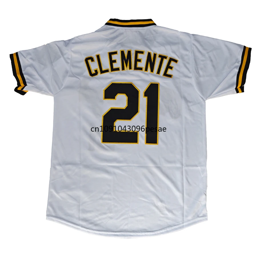 روبرتو كليمنتي جيرسي 21 الأمريكية بيتسبرغ ريترو البيسبول الفانيلة 8 ويلي ستارجيل جيرسي جميع مخيط الولايات المتحدة رجل حجم M-XXXL