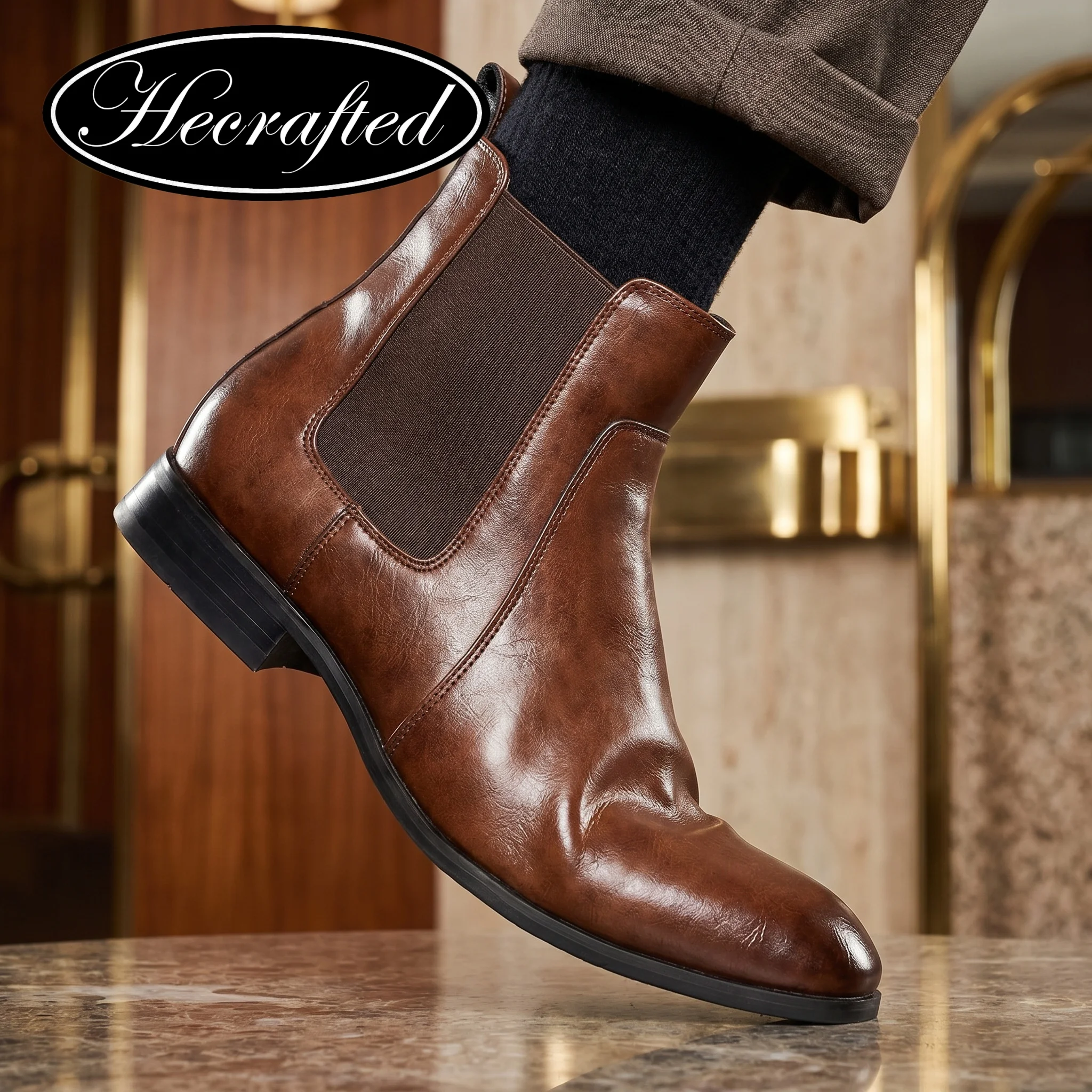 

Boots Men Casual Brand Comfortable 2026 Fashion Boots Leather