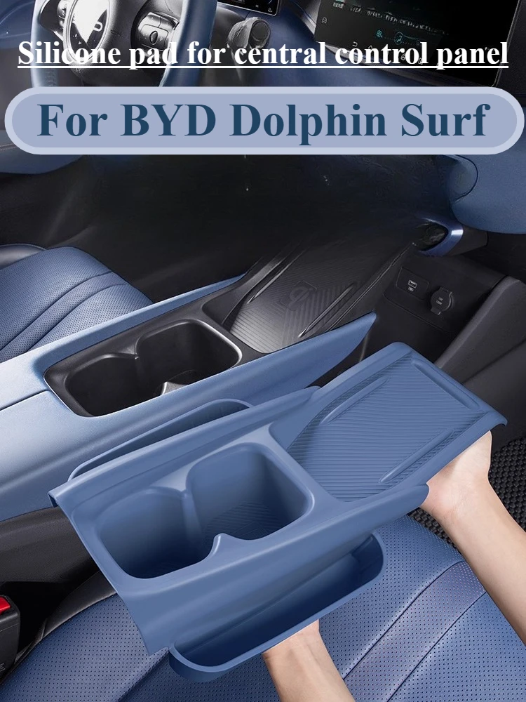 

For BYD Dolphin Surf Dolphin Mini Atto 1 2023-2024 Central Control Panel Silicone Pad Wireless Charging Board Protective Cover