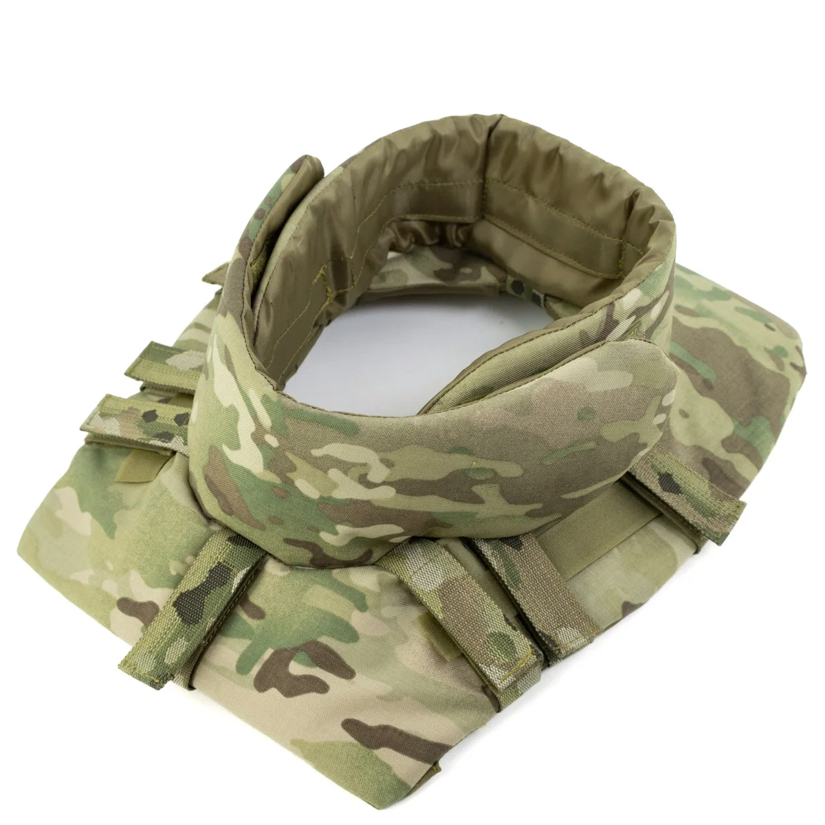 Tactical Neck Guard Collar Large-Area Protection Airsoft Vest Expansion Kit for Outdoor Combat Training Shooting Hunting Gear