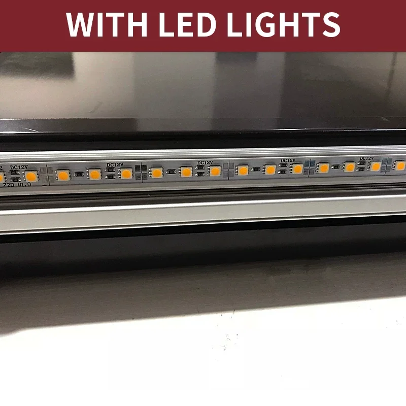 

Aluminum Alloy Sliding Step RV Accessories Heavy-Duty, Non-Slip, Auto-Retractable LED Light – Steps for Flatbed RVs, Campers, an