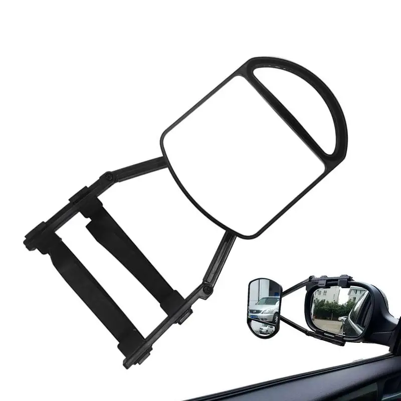 Vehicle Tow Mirrors Clamp-On Extended Rearview Towing Mirror Adjustable Angle Extensions Side Rearview Mirror Car Accessories