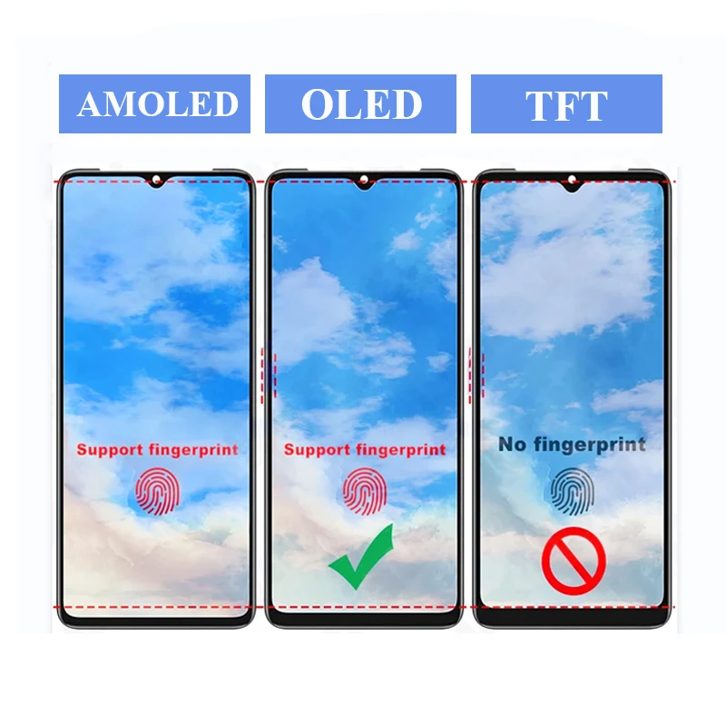 Imagem -06 - Amoled para Oneplus 8t Tela Lcd Tela Sensor de Toque Digitador de Tela para Oneplus Kb2000 Kb2001 Kb2003 Kb2005 Tela Lcd