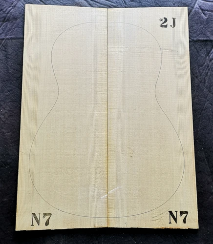 Imagen 2 del producto 2 # Madera de Abeto de las Montañas Alpes, Grado Picea Abies, Tapa de Guitarra de Madera Maciza, Madera para Tono, 39 Pulgadas, Material para Fabricación de Guitarras, 4*210*540