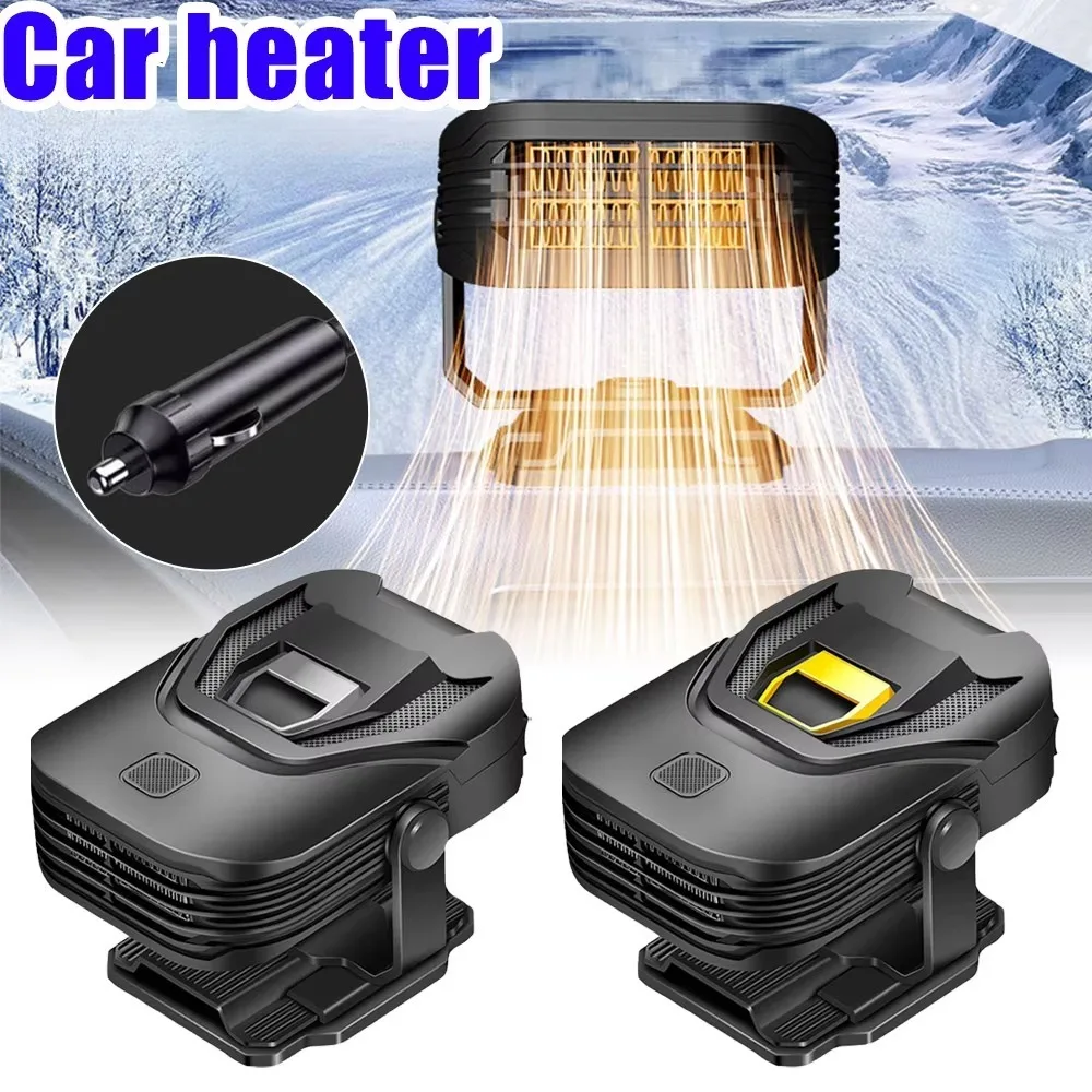 1 Pcs Portable Defroster Car Heater Fan 12V Car Heater Electric Cooling Heating Fan Windshield Defogger Defroster Demister