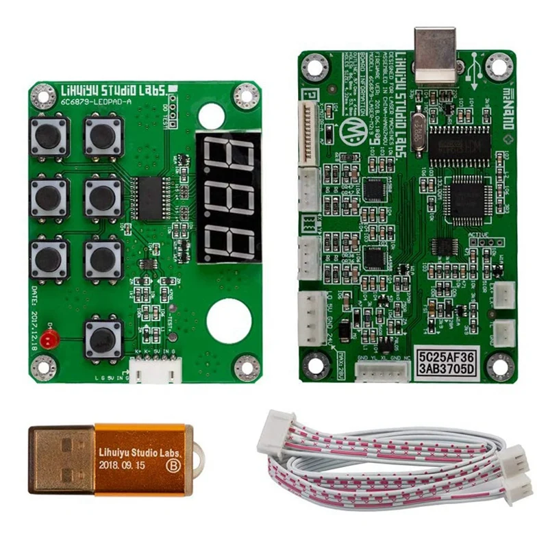 

1 комплект M2 Nano CO2 контроллер материнская плата + панель управления + ключ B система гравировки резак DIY 3020 3040 K40