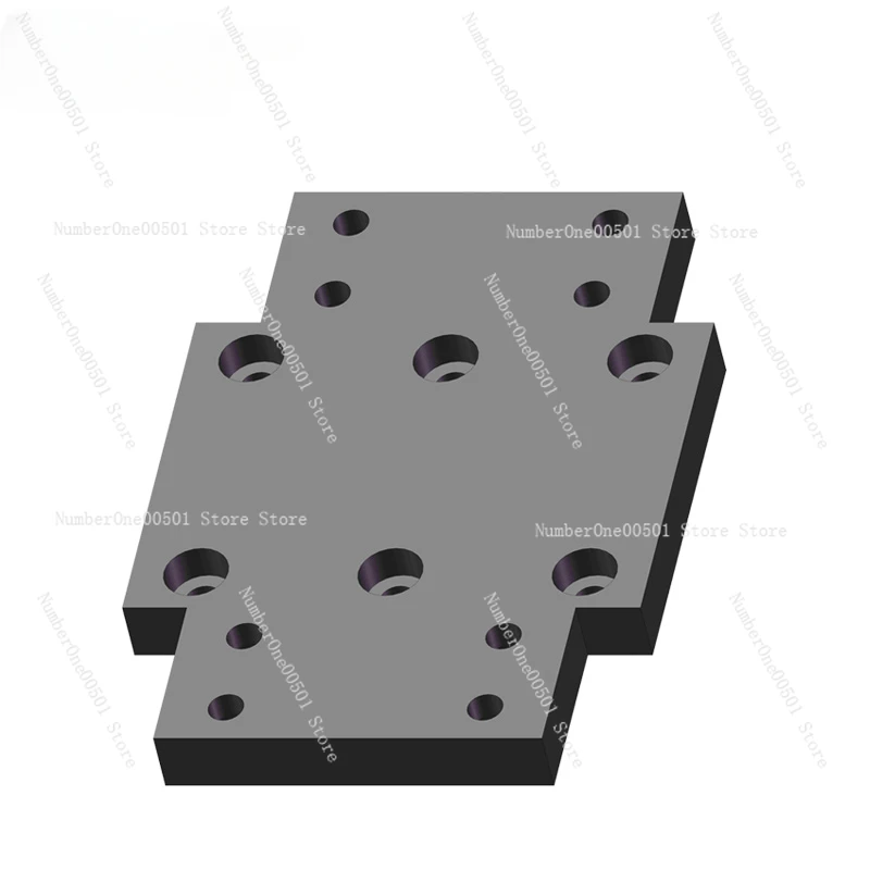 Screw Slide Linear Module Synchronous Belt Slide Module Accessories Connecting Plate Right Angle Connecting Plate Aluminum