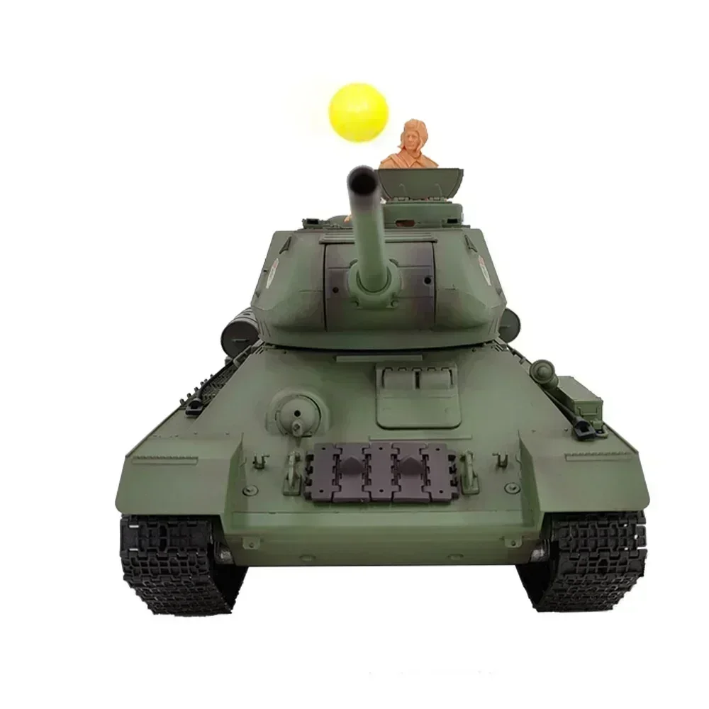 Remote Control Tank Henglong 3909-1 Russian T34/85 Large Multi Functional Combat Simulation Kid\'S Outdoor Toy Rc Tank Car Model