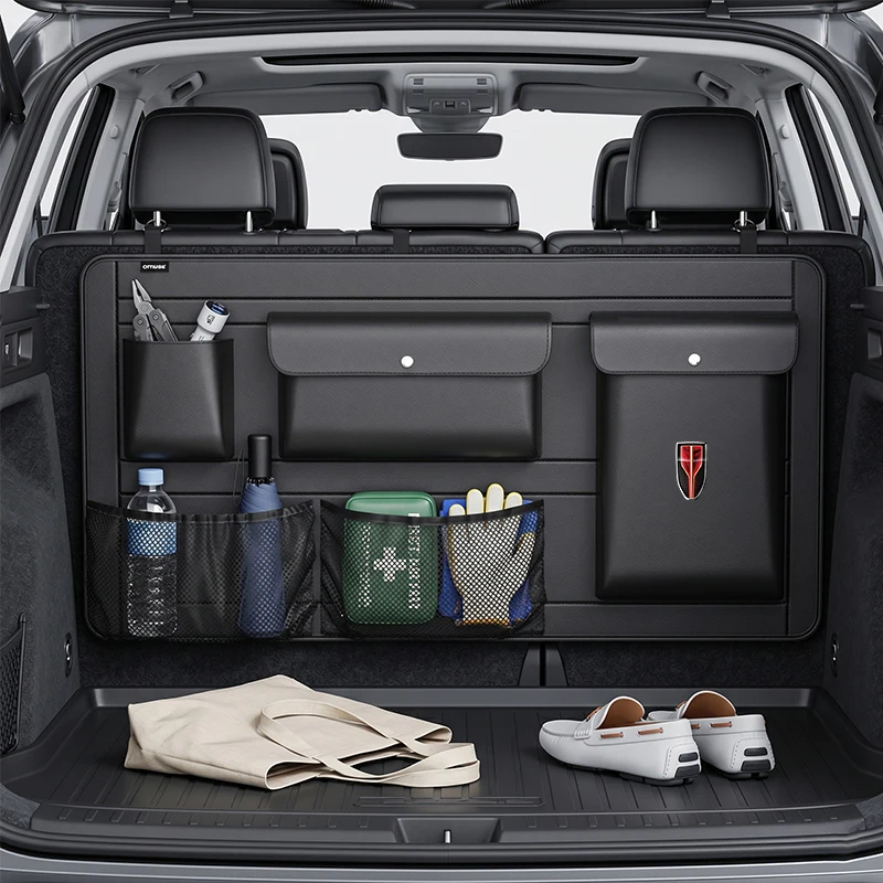 

For Hongqi SUV HS3 PHEV HS5 HS7 EHS EHS5 EHS7 EHS9 E-HS3 Guoyao LS7 Car Trunk Storage Bag Multifunctional Rear Seat Hanging Box