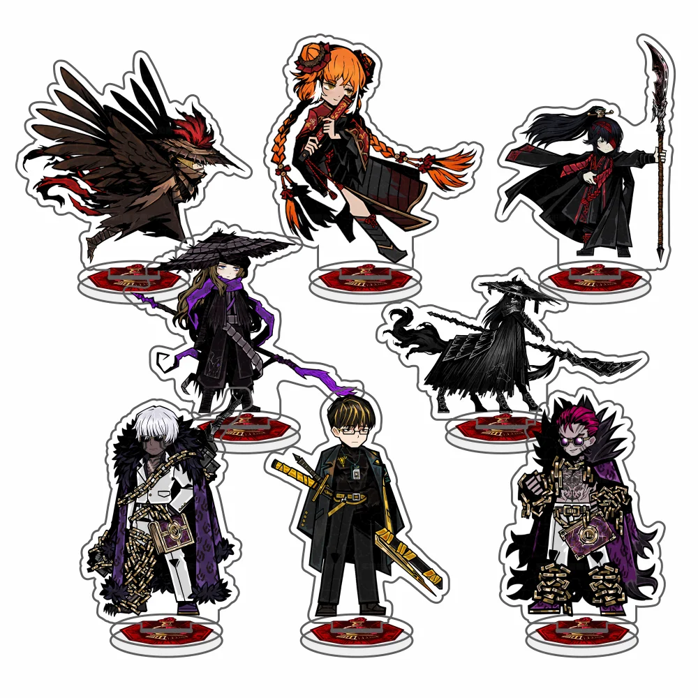 Limbus Company Stand Toy Model Figure Display Animegame Decoration Accesorios Keychain Acrylic 10cm Vespa Crabro Jia Qiu Ricardo