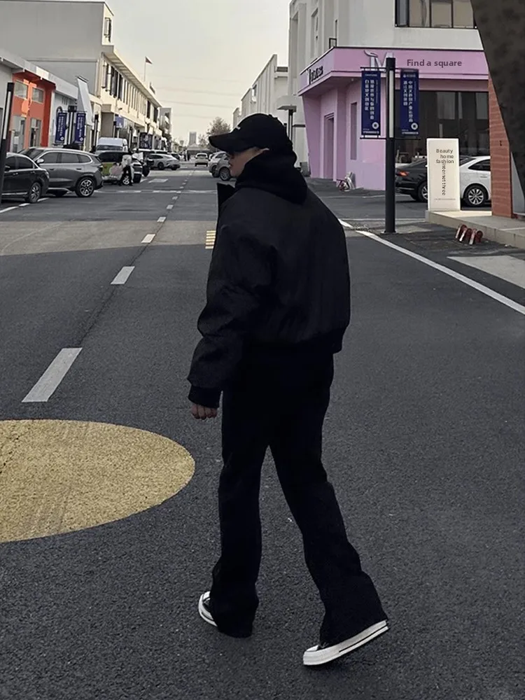 

Cleanfit утягивающие прямые джинсы мужские осенне-зимние джинсовые брюки High Street Sle износостойкие прямые расклешенные брюки