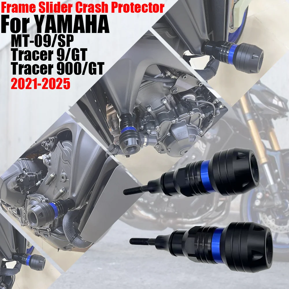

For YAMAHA MT-09 SP TRACER 900 9 GT MT09 2021-2025 Motorcycle Falling Protection Crash Pad Frame Slider Crash Protector