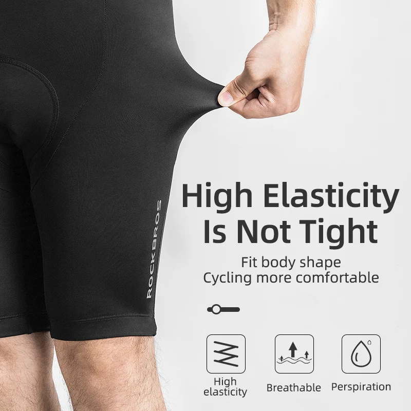 Rockbros Fietsen Bib Shorts Mannen Vrouwen Zomer Ademende Spons Pad Fiets Shorts Broek Mtb Racefiets Ondergoed Panty Ciclismo