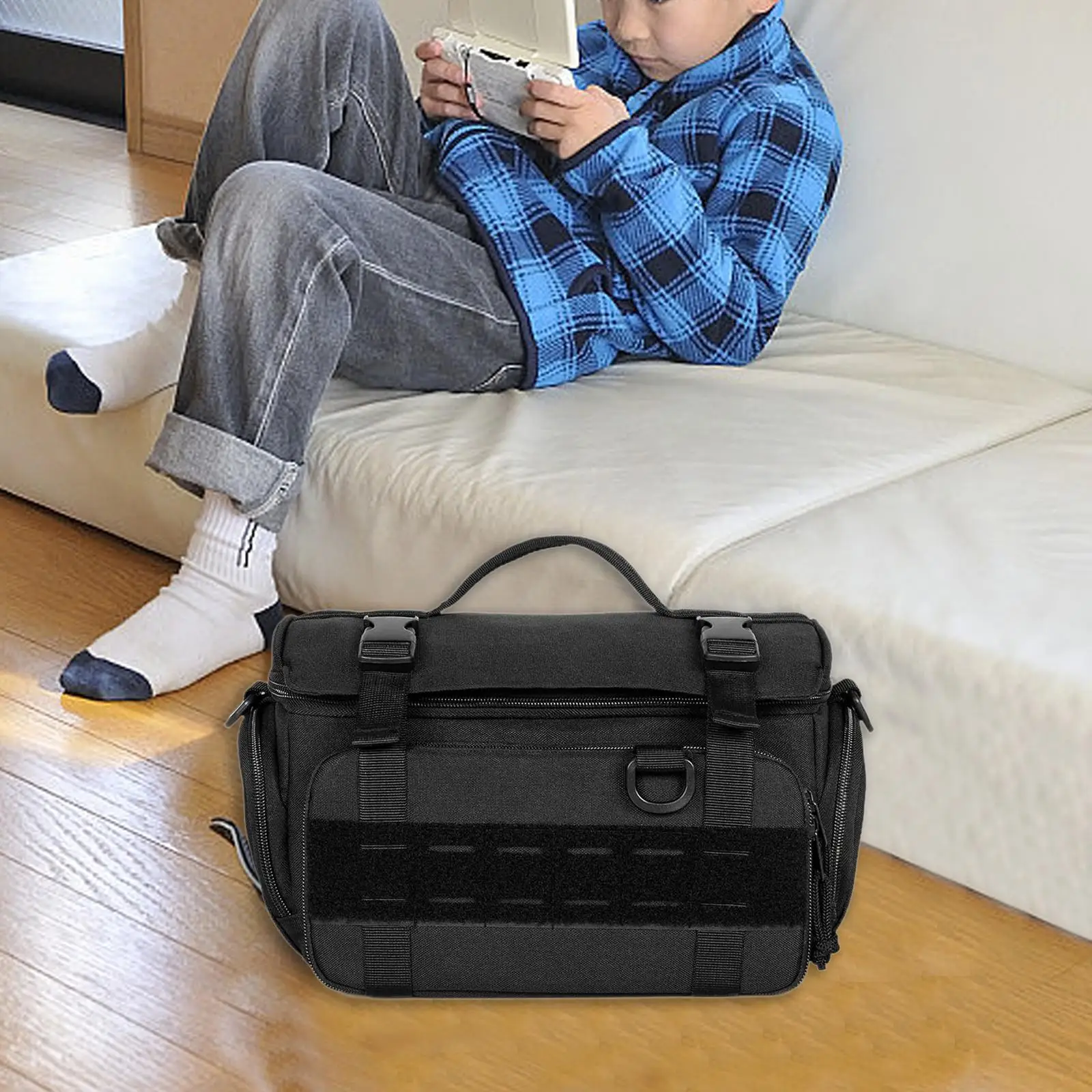 Game Console Tote Bag Travel Storage Carrying Bag for Controller Accessories