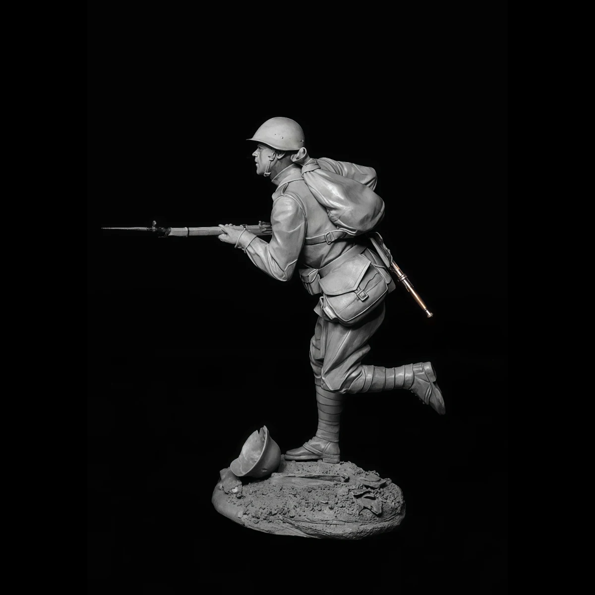 

Комплект неокрашенной модели из смолы 1/35, военная тема, советская пехота в разобранном и неокрашенная GK
