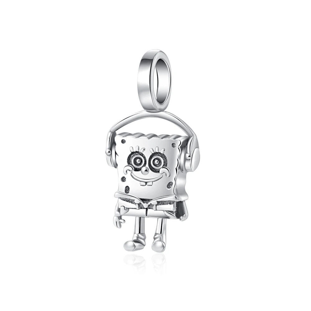 SpongeBob Square Patrick Star 925 Sterling Zilver Charm Bead Fit Originele Armband Sleutelhanger Ketting Diy Sieraden Accessoires