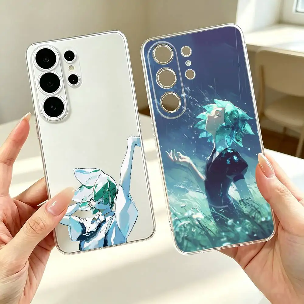 L-Land of the Lustrous-S  Phone Case Transparent Silicone Soft For Samsung S25,S24,S21,S22,S23,S30,Ultra,S20,Plus,Fe Gift