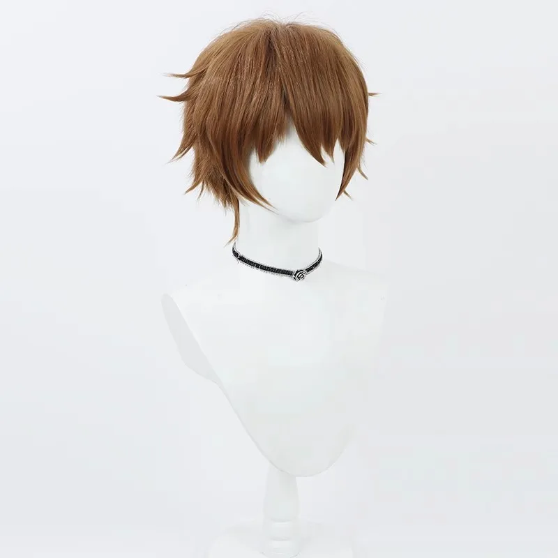 Tears of Themis Yan cosplay wig light brown daily male style Halloween gift