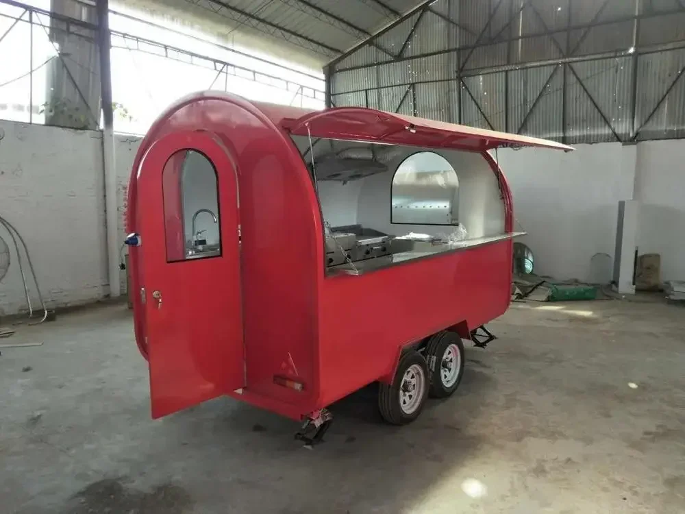 High Efficiency Food Trailer Built-in Ventilating Fan Exhaust Range Hoods