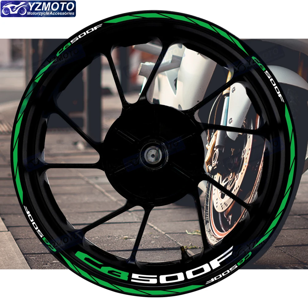 

For Honda CB500F Motorcycle 17 Inch Front And Rear Wheel Stripe Sticker Wheel Tape Decal Decorative Reflective Rim Stickers