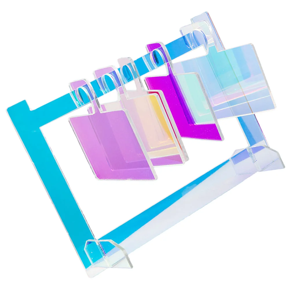 

Acrylic Nail Tips Display Board Durable Smooth Edge False Nails Gel Holder Manicure Display Frame Stand Nail Tools