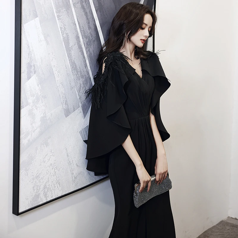 

Элегантное вечернее платье Ele Bla для женщин: роскошное, приталенное, с эффектом «рыбий хвост» — идеальное решение для вечеринок, дней рождения и конференций.