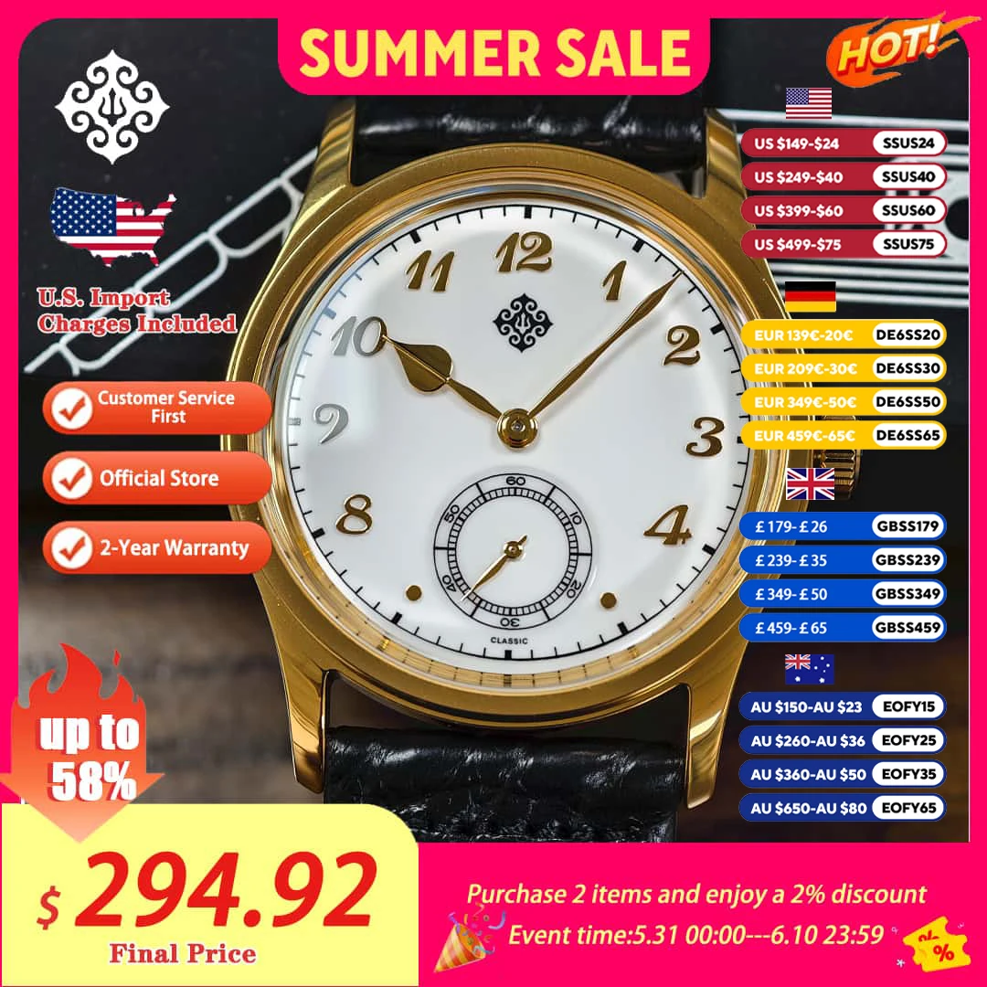 2025 New IX&DAO IPOSE Men Quartz Watch Gold Classic Fashion Formal Watch Imported Sapphire Stainless Steel 5Bar Yunqi Series
