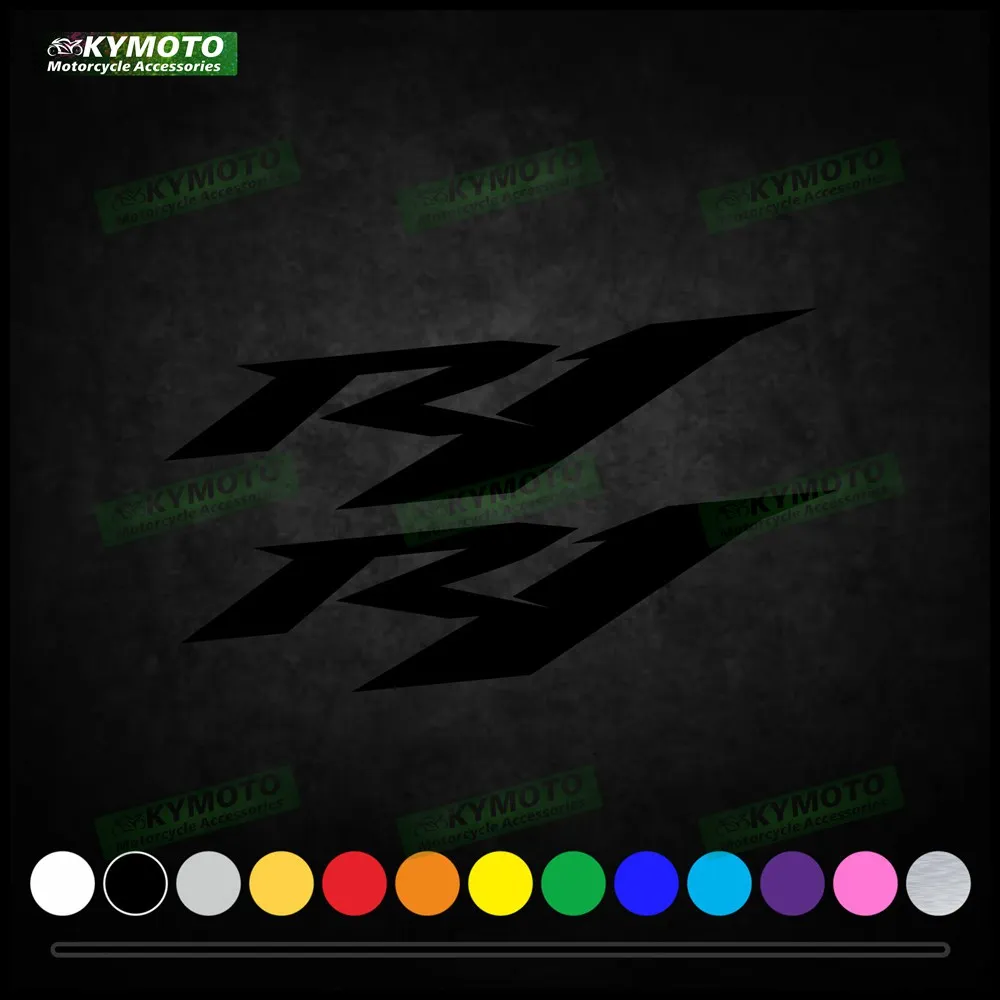 For YZF R1 R1 R1M motorcycle accessories fairing decorative sticker fuel tank engine logo reflective waterproof sticker