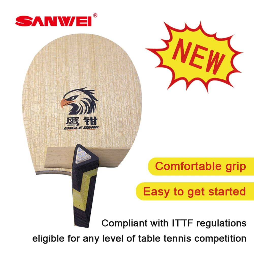 

Original SANWEI Table Tennis Blade Su Style Eagle Beak SU-Y2 Penhold Racket Ping Pong Blade Professional Paddles