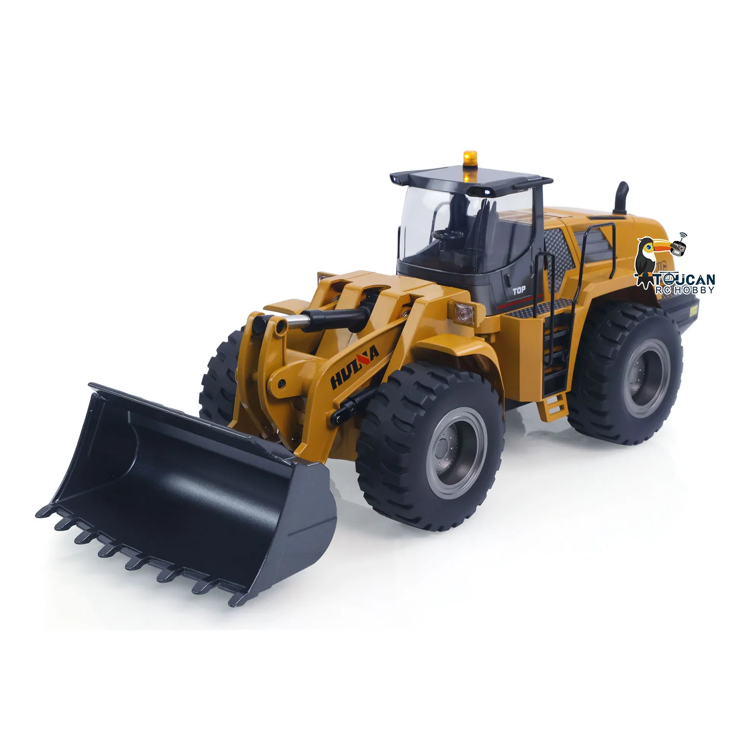 

US Sale 1/14 HUINA Toys 2.4G Radio Loader 1583 Electric Lifting System Lights Sound RC Construction Vehicles Assembled