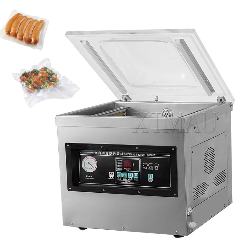 

Table Vacuum Packing Machine Commercial Vacuum Bag Sealer Vacuum Sealing Food Nut/Fruit/Meat Plastic Bag Packaging Machine