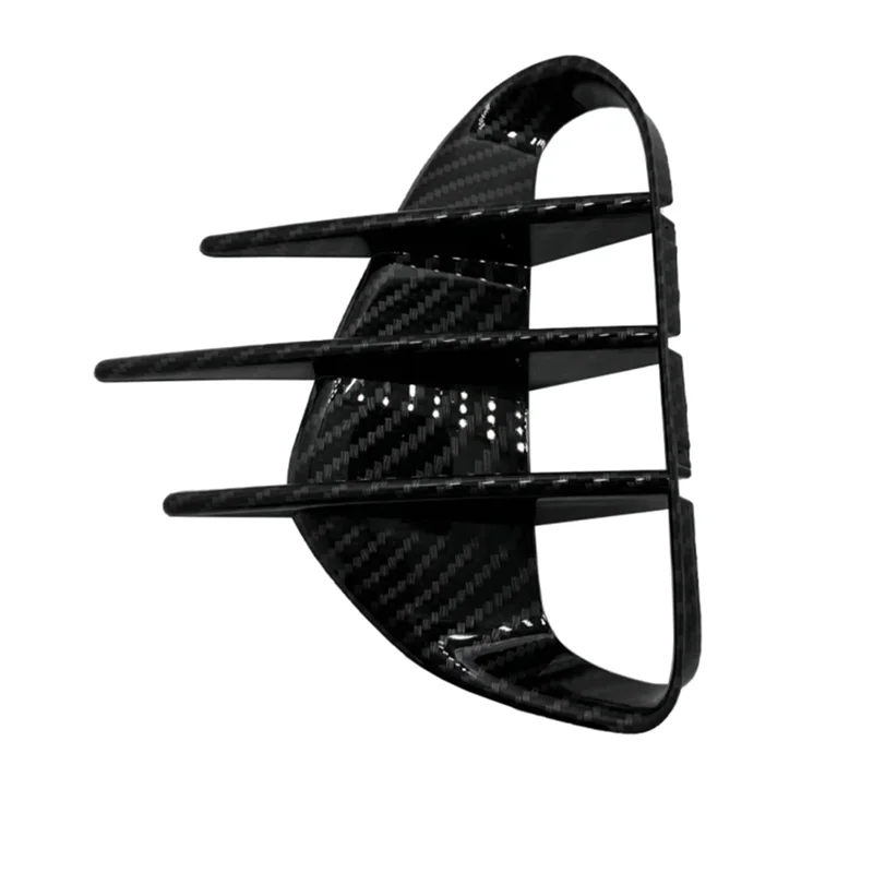 

A99F-1 Pair Car Front Bumper Side Vent Grille Spoiler Wind Blade Decorative Cover For Kia Stinger 18-23