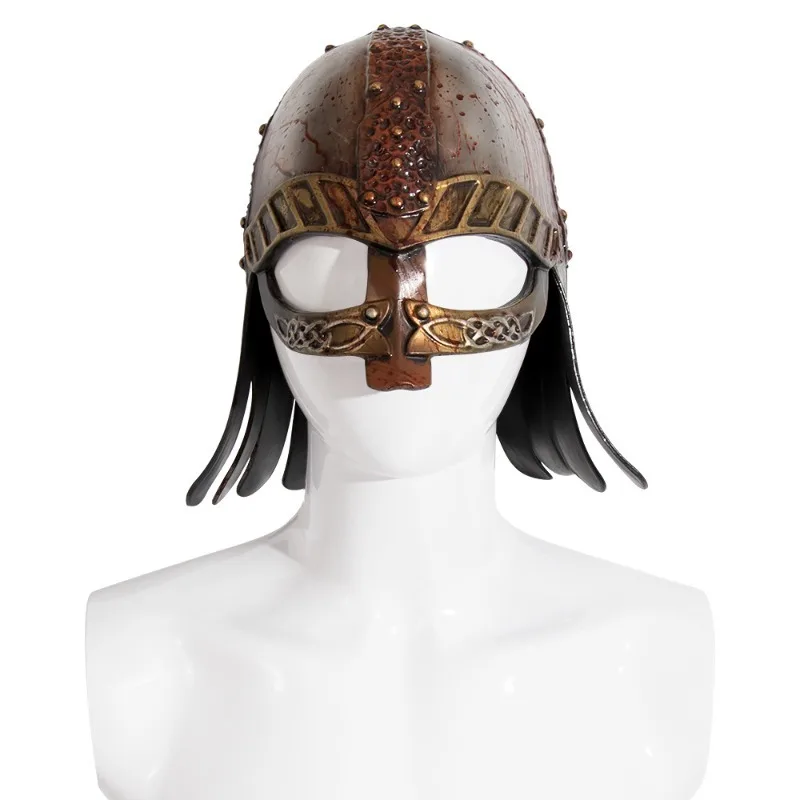 Cross-border new medieval renaissance retro viking helmet cosplay party show dress up props