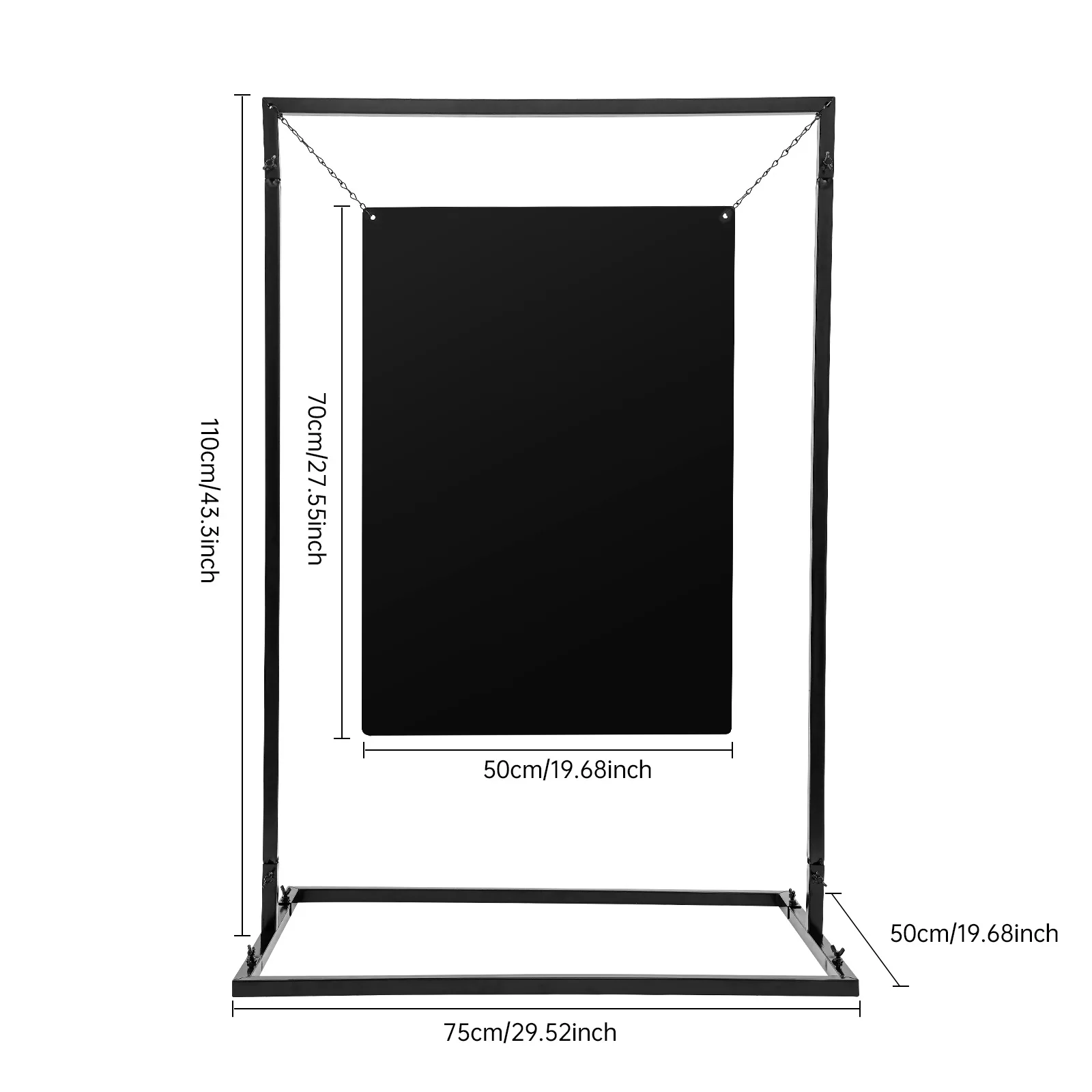 Practical DIY Wedding Sign Stand, Easy Assembly with Wing Nuts, Free to Write & Multi-Purpose for Menu Display