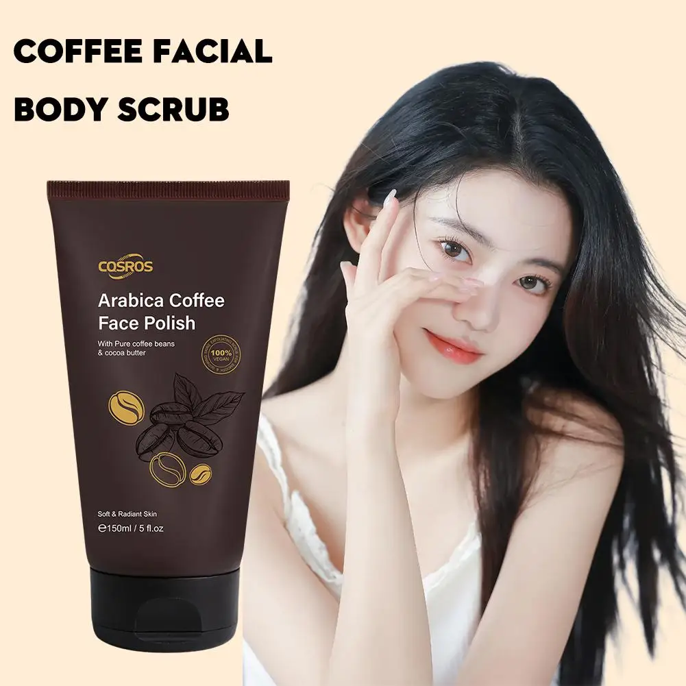 Coffee Body Scrub Cream Exfoliators Cream Facial Dead For Whitening Moisturizing&Smooth Skin Care R2F1